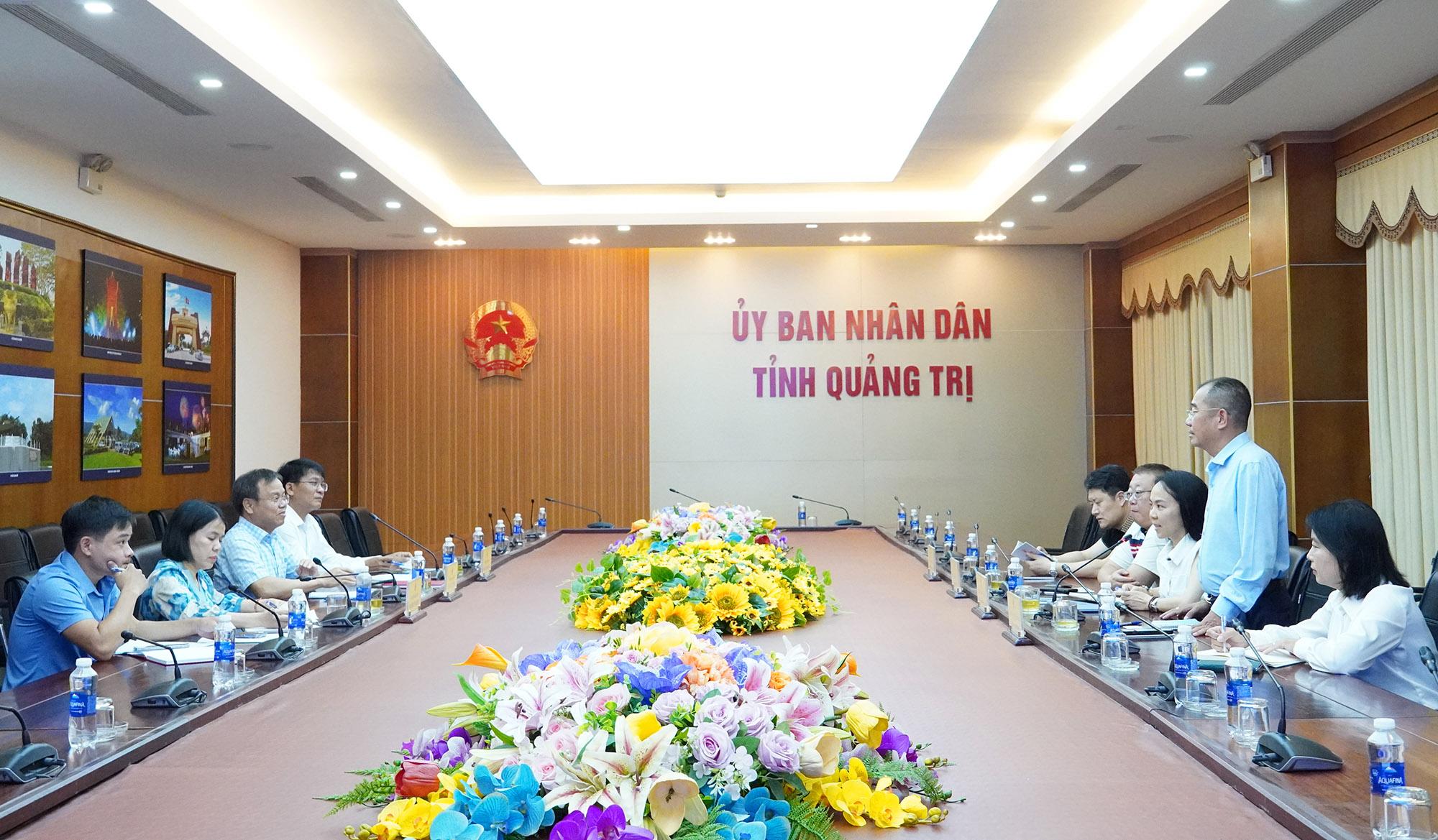 Phó Chủ tịch UBND tỉnh Lê Đức Tiến làm việc với Hiệp hội xúc tiến kinh tế và thương mại Đông Nam Á khu vực Thanh Đảo