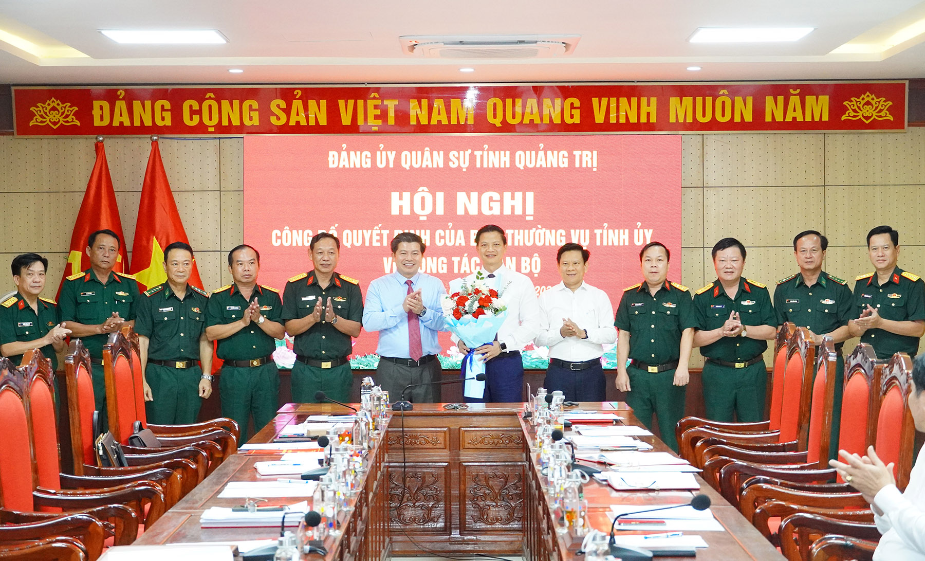 Đồng chí Vương Quốc Tuấn được chỉ định giữ chức Bí thư Đảng ủy Quân sự tỉnh