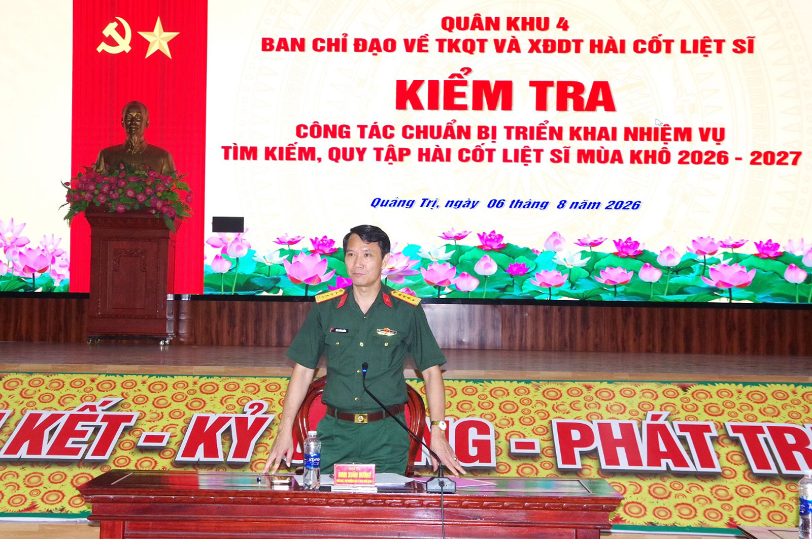 Quân khu 4 kiểm tra công tác chuẩn bị tìm kiếm, quy tập hài cốt liệt sĩ tại Quảng Trị