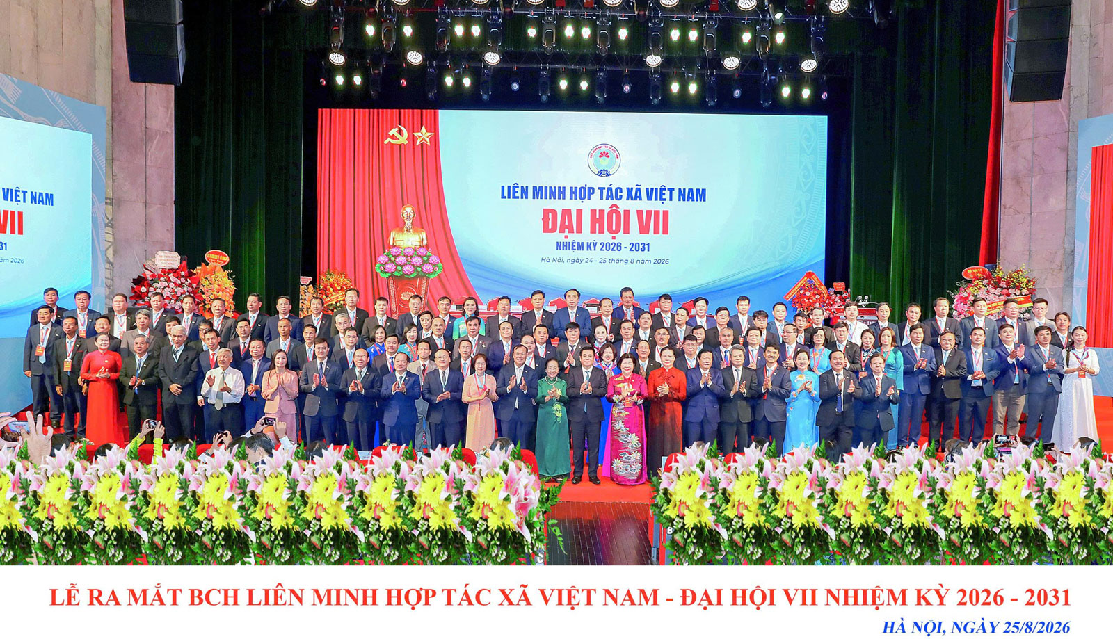 Đoàn đại biểu Liên minh Hợp tác xã tỉnh Quảng Trị tham dự Đại hội đại biểu toàn quốc Liên minh Hợp tác xã Việt Nam lần thứ VII