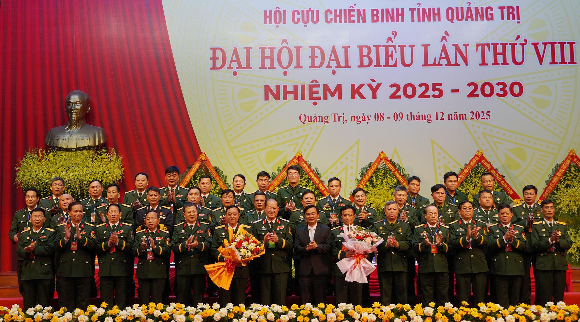 (Tin ảnh) Đại hội đại biểu Hội CCB tỉnh Quảng Trị lần thứ VIII, nhiệm kỳ 2025 - 2030