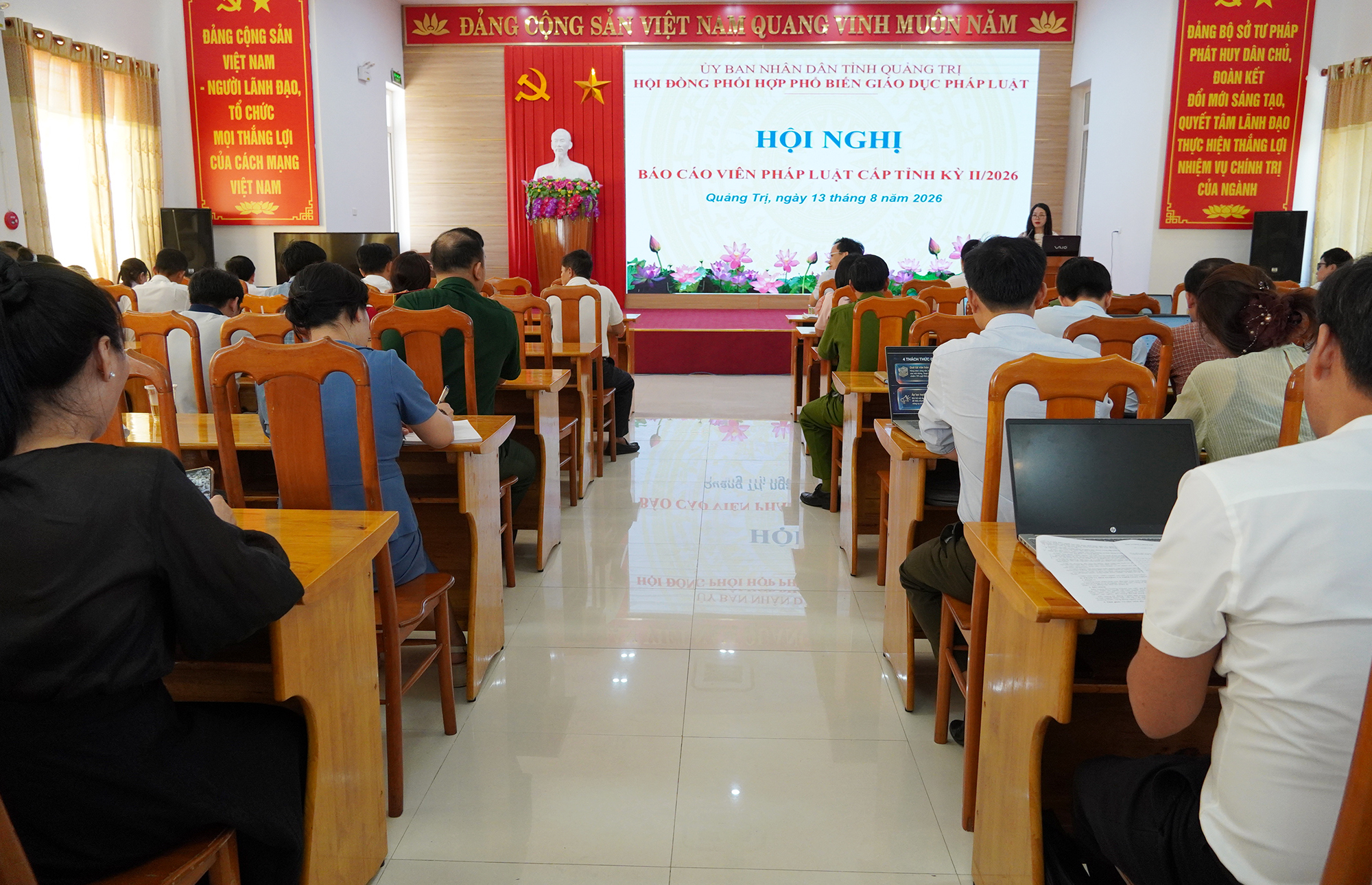 Hội nghị Báo cáo viên pháp luật cấp tỉnh kỳ II năm 2026