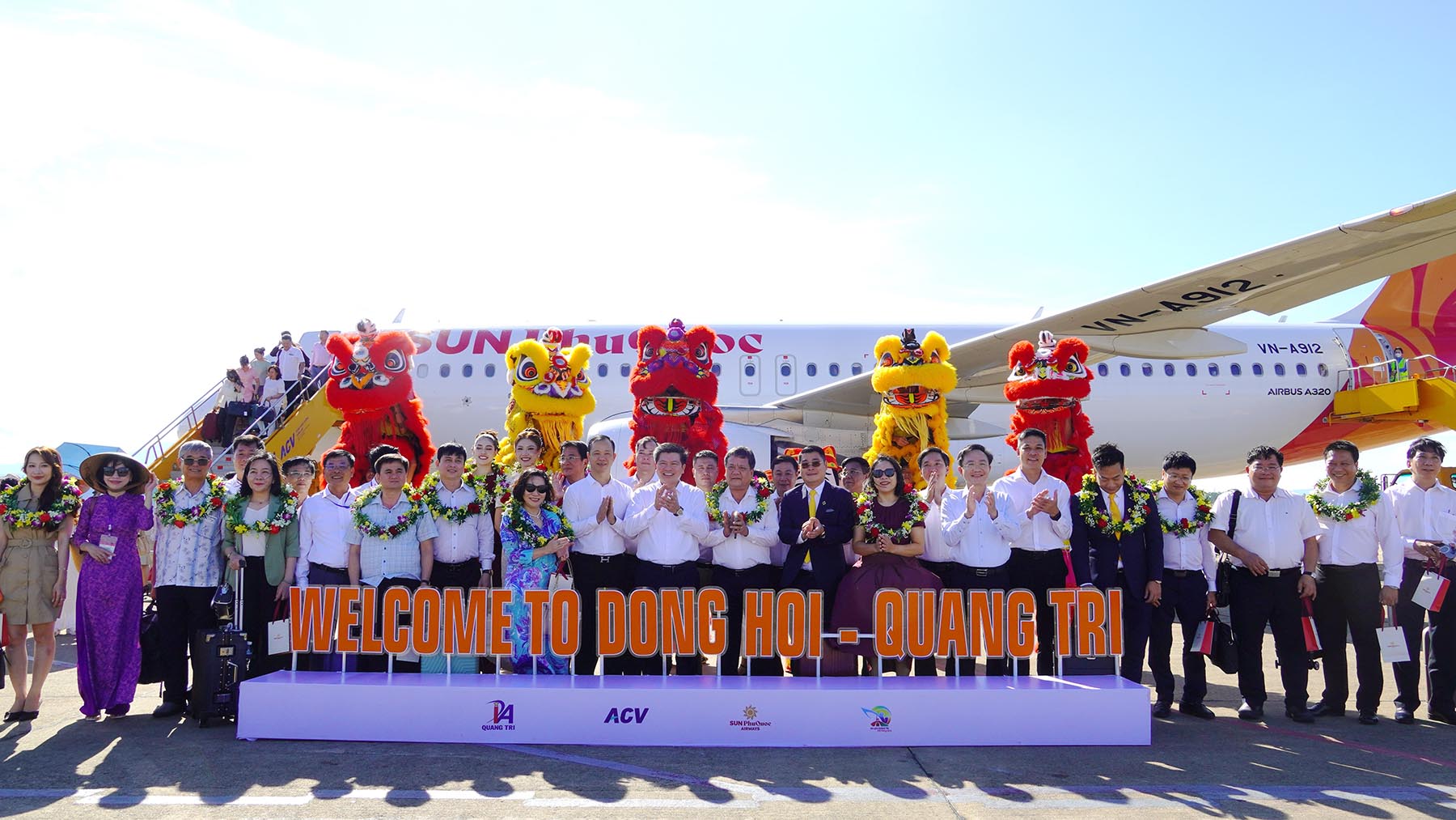 Quảng Trị đón chuyến bay đầu tiên từ Cam Ranh