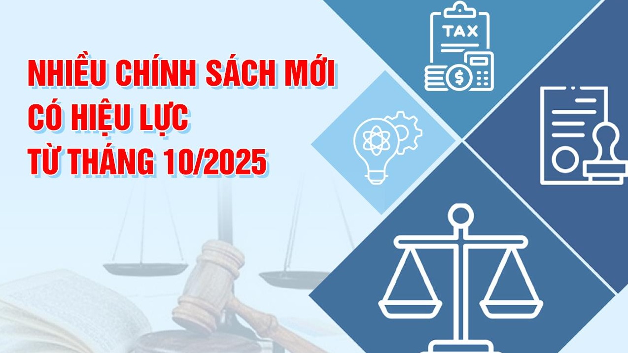 Nhiều chính sách mới có hiệu lực từ tháng 10/2025: Người dân và doanh nghiệp cần biết