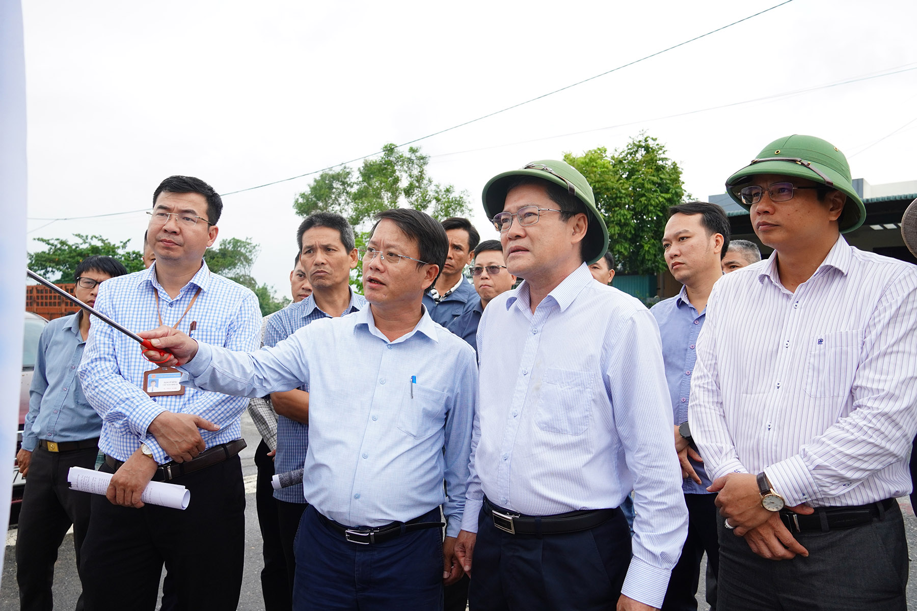 Đẩy nhanh tiến độ thi công Dự án hệ thống giao thông kết nối Ái Tử với các vùng trọng điểm kinh tế của huyện Triệu Phong (cũ)