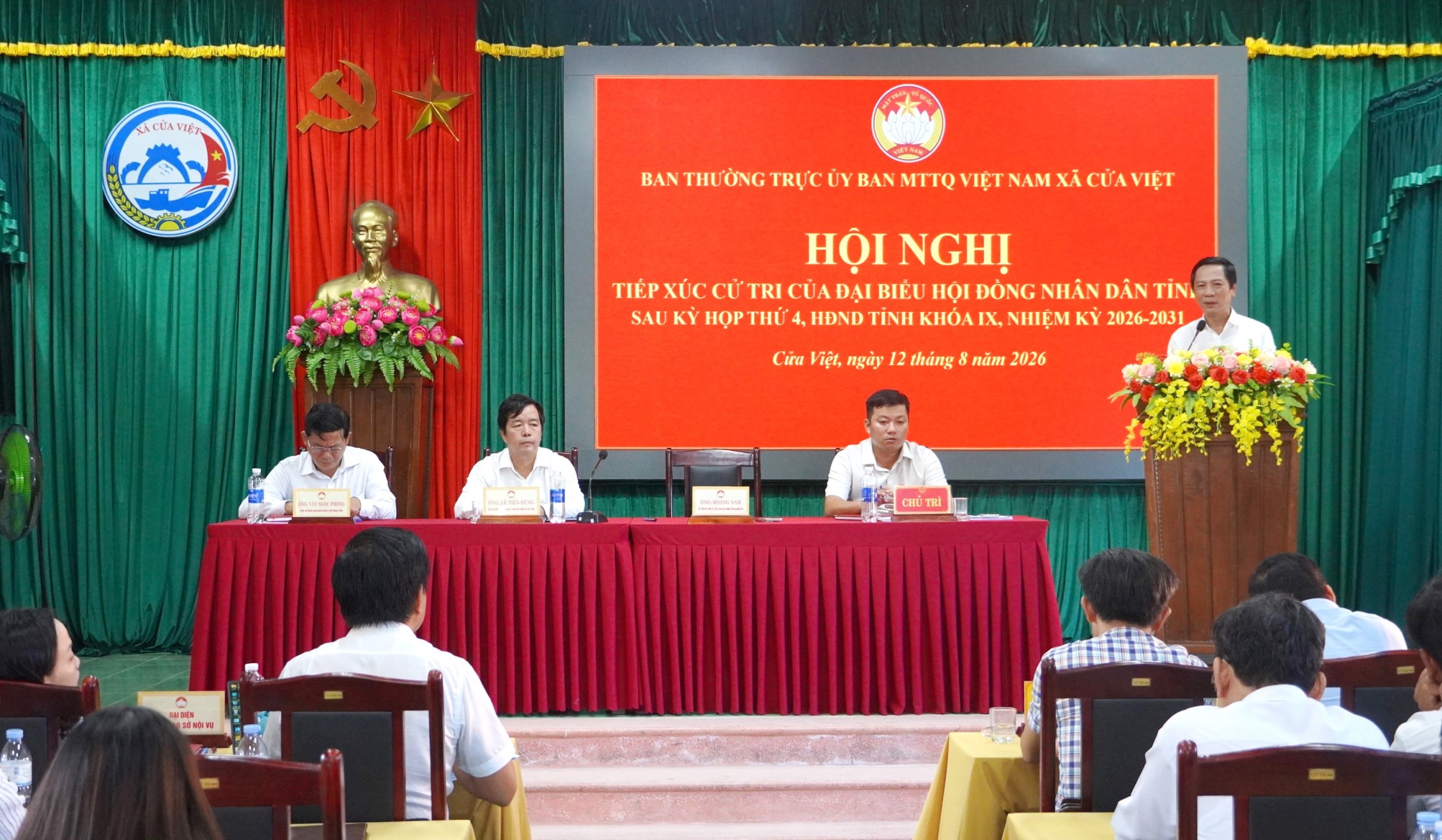 Tổ đại biểu HĐND tỉnh tiếp xúc cử tri sau Kỳ họp thứ 4 tại xã Cửa Việt