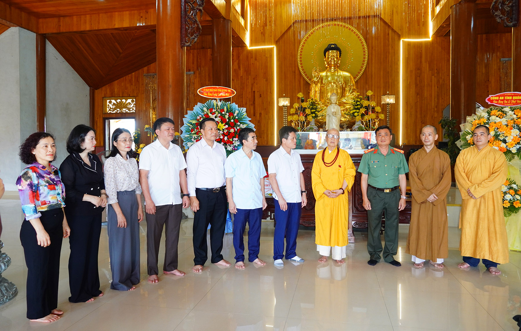 Lãnh đạo tỉnh thăm, chúc mừng Giáo hội Phật giáo Việt Nam tỉnh nhân Lễ Phật đản năm 2026