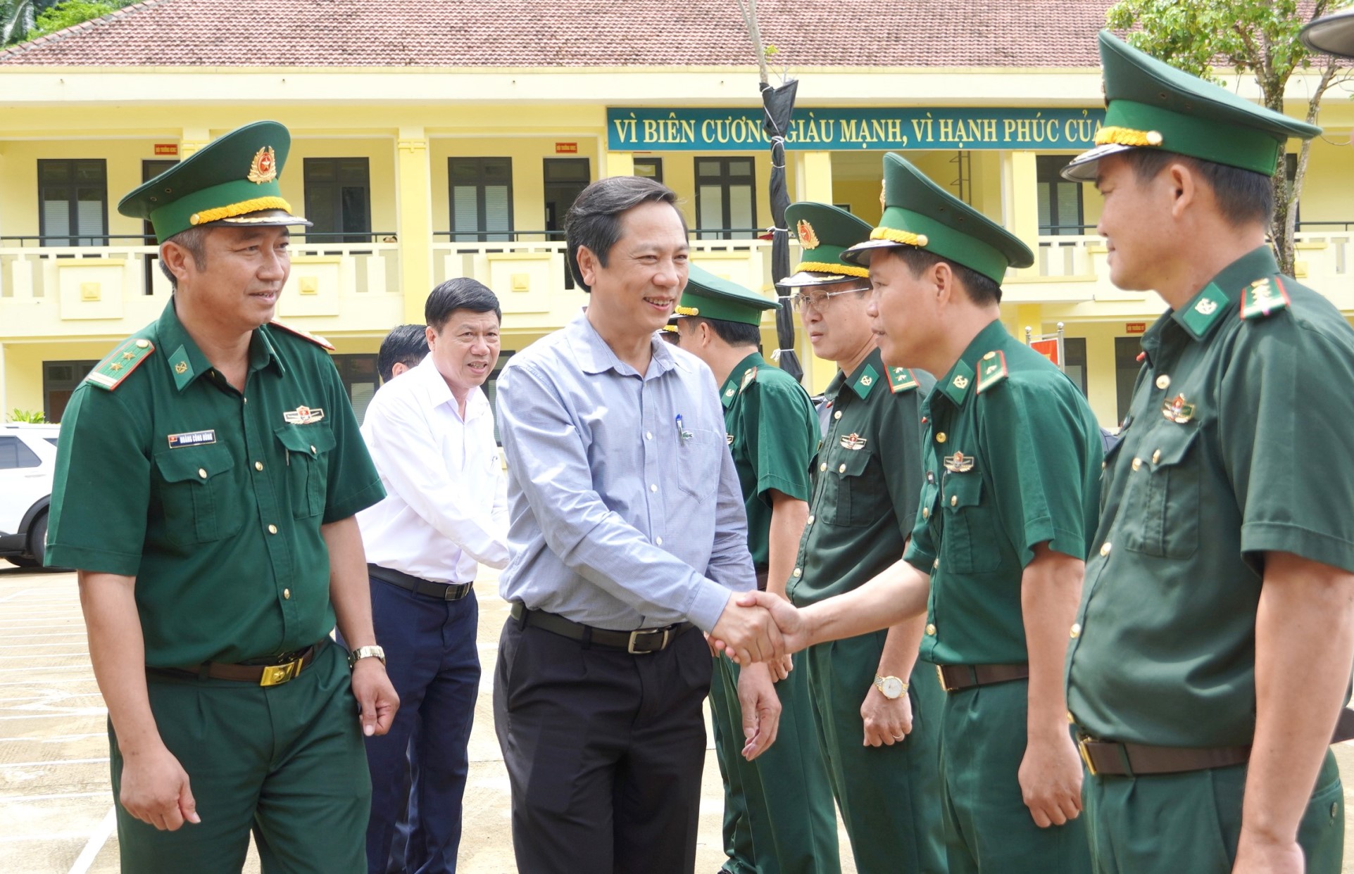 Ban Chỉ đạo công tác biên giới tỉnh thăm, làm việc tại các đơn vị, địa phương biên giới