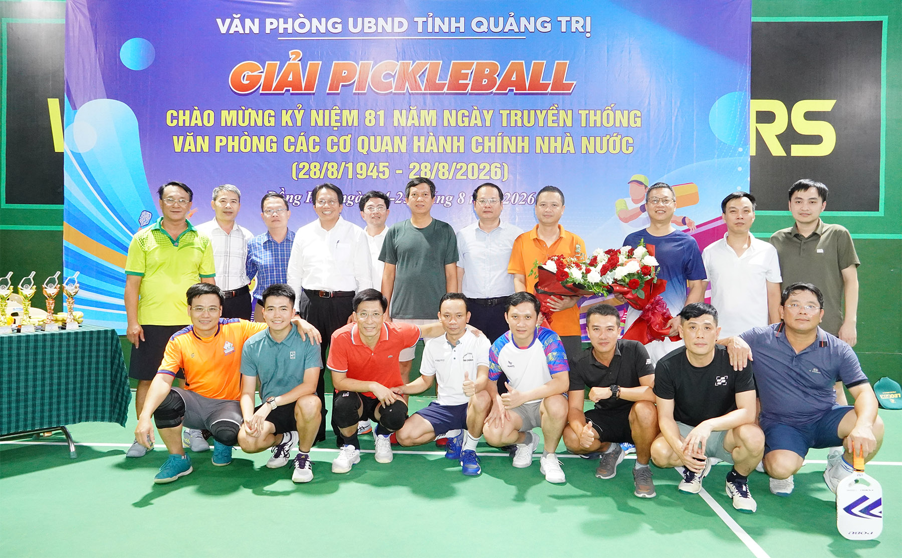 Khai mạc Giải Pickleball chào mừng 81 năm Ngày truyền thống Văn phòng các cơ quan hành chính Nhà nước