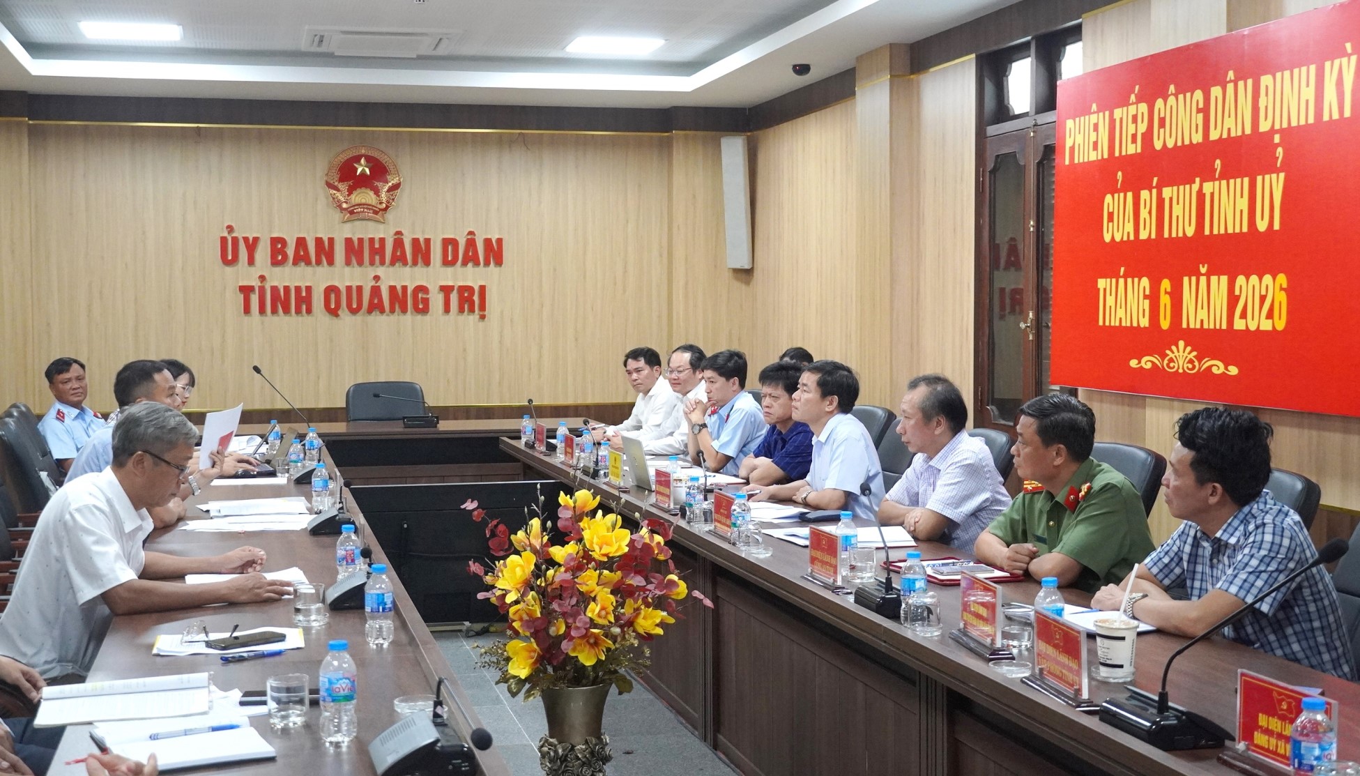Lãnh đạo tỉnh tiếp công dân định kỳ tháng 6/2026