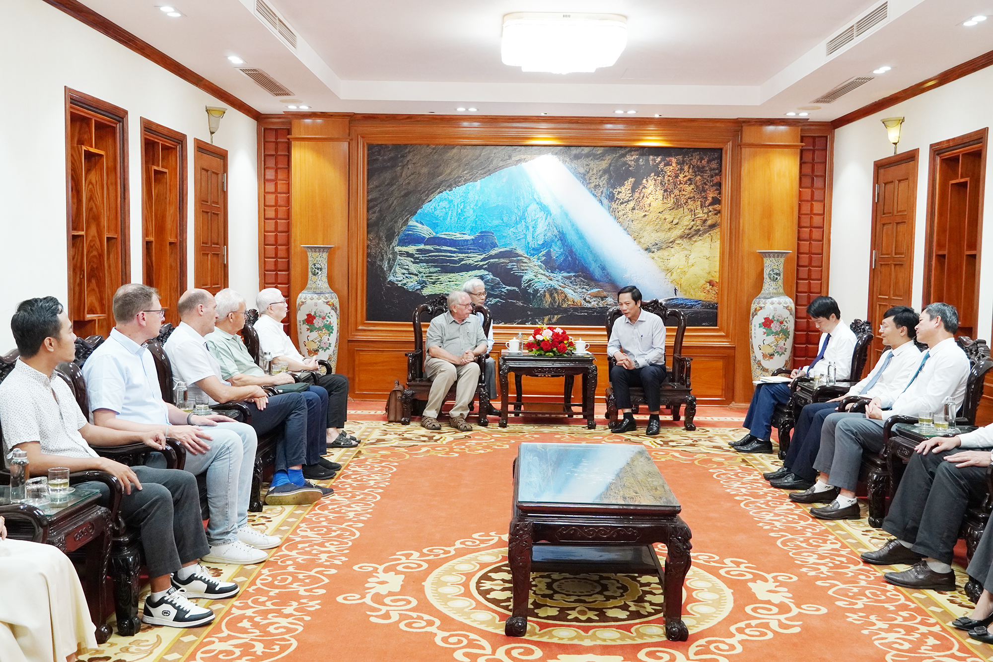 UBND tỉnh tiếp và làm việc với Đoàn chính quyền, doanh nghiệp khu vực Lohmen, Cộng hòa liên bang Đức