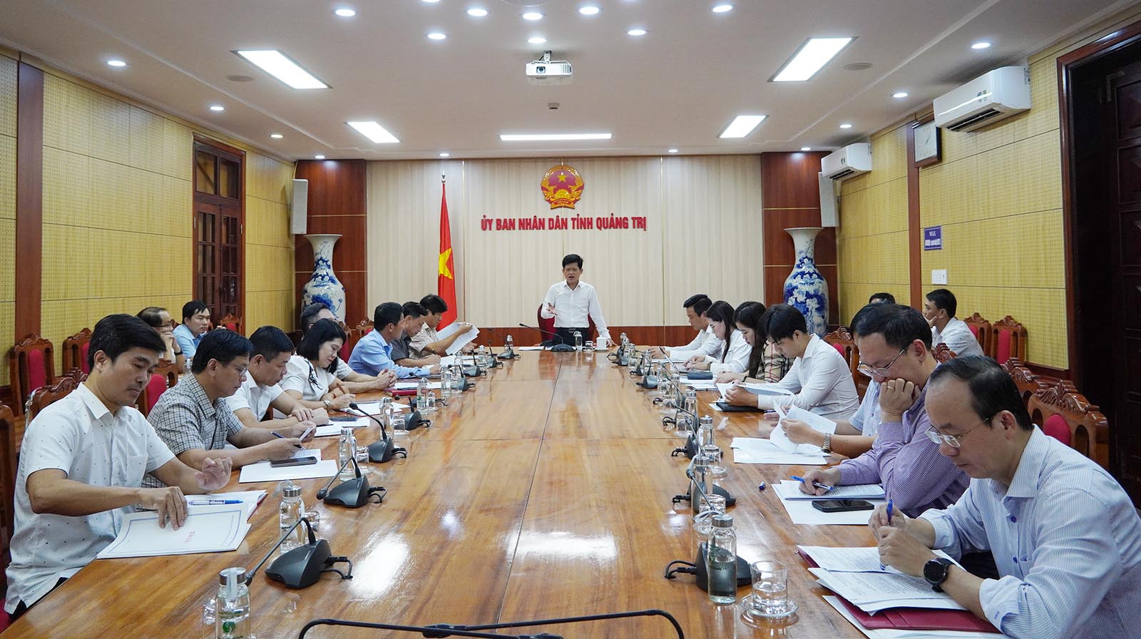 UBND tỉnh làm việc với Ban Quản lý dự án đầu tư xây dựng công trình nông nghiệp và môi trường tỉnh