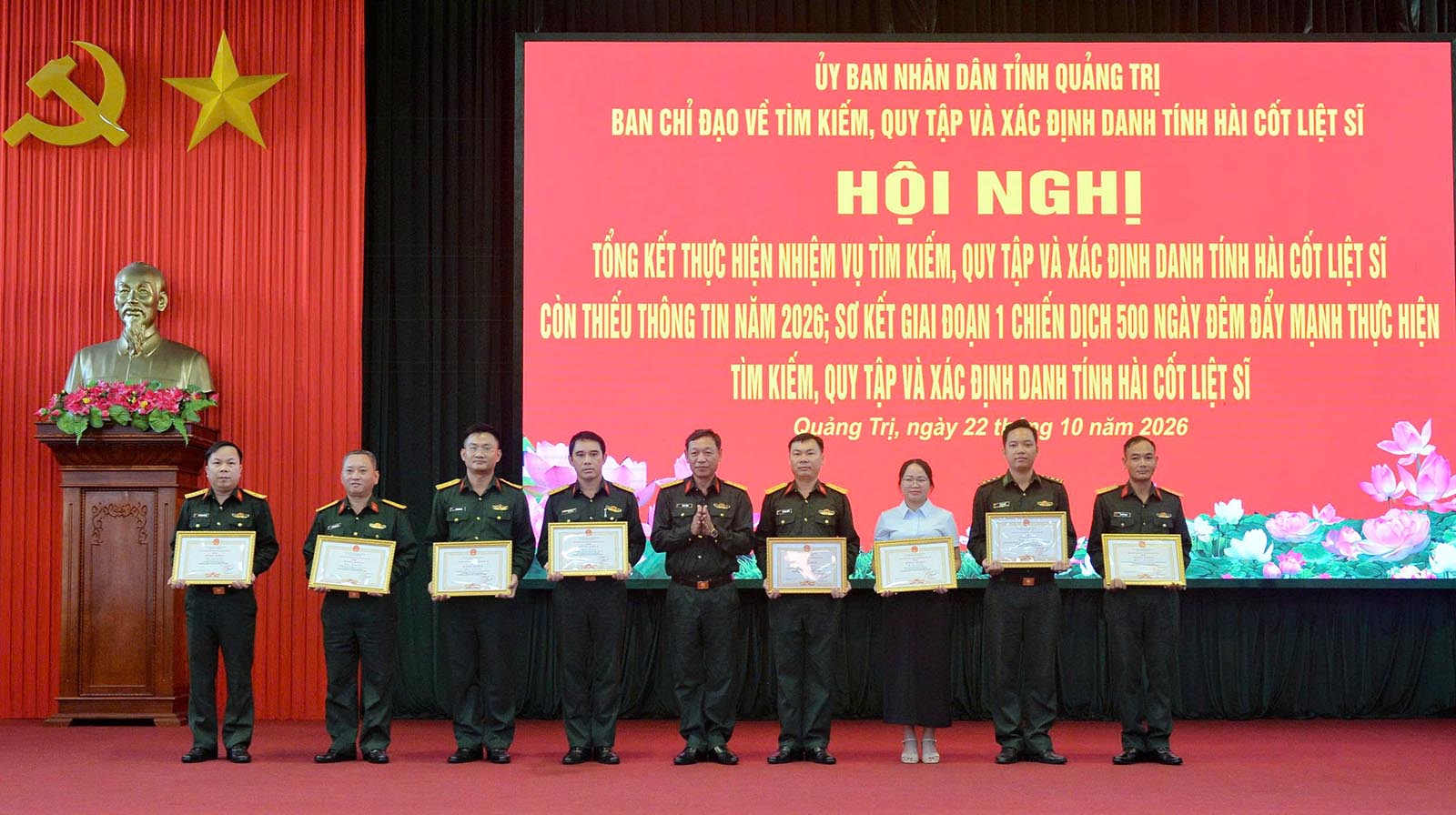 Quảng Trị đẩy mạnh tìm kiếm, quy tập và xác định danh tính hài cốt liệt sĩ