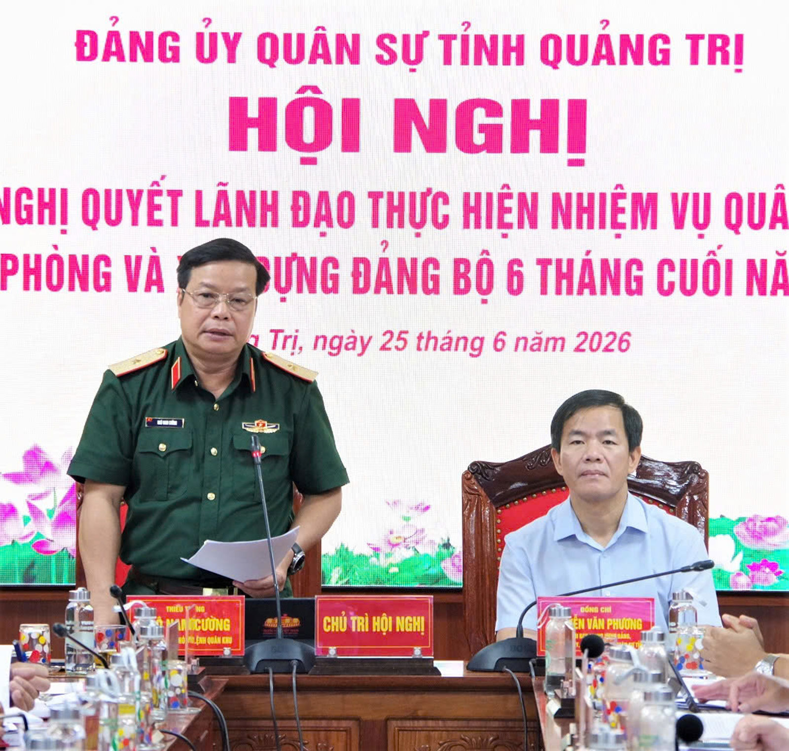Đảng ủy Quân sự tỉnh Quảng Trị ra Nghị quyết lãnh đạo thực hiện nhiệm vụ quân sự, quốc phòng 6 tháng cuối năm 2026
