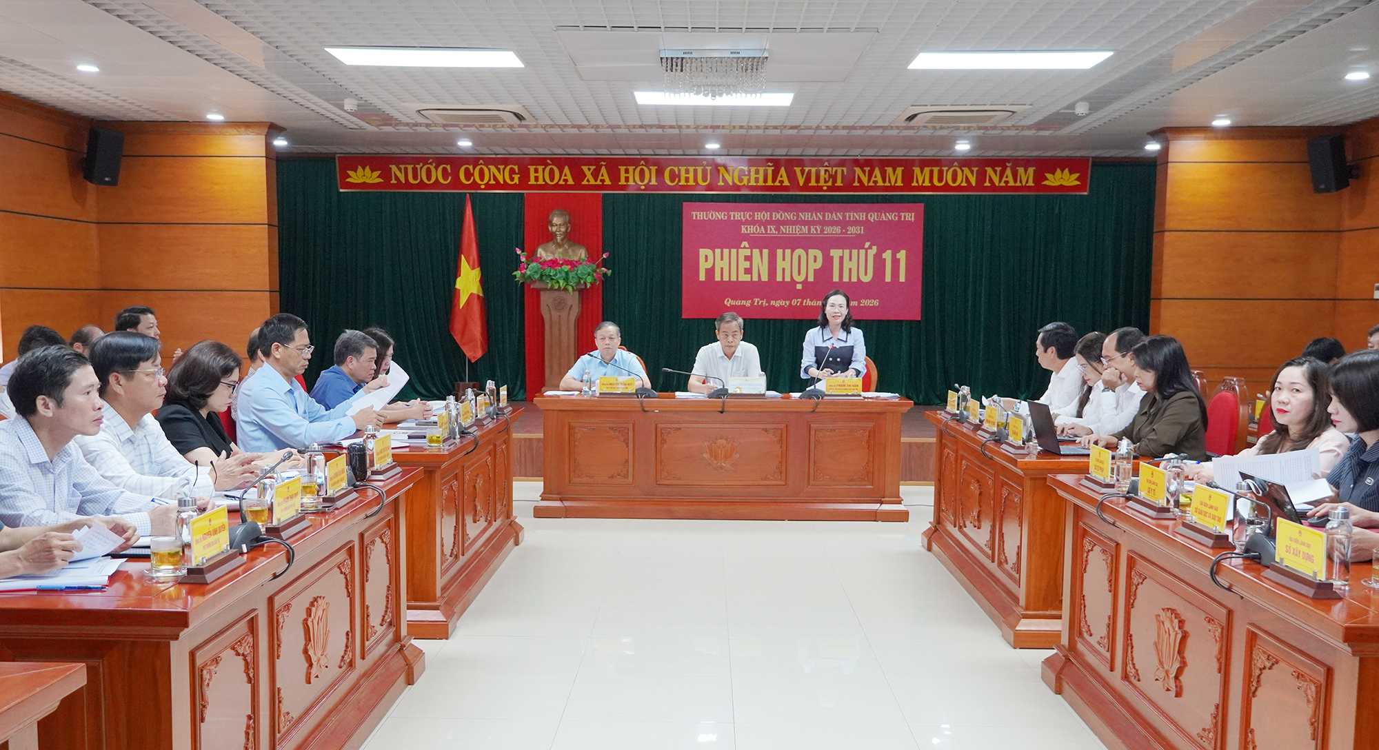 Thường trực HĐND tỉnh xem xét, rà soát các nội dung trình kỳ họp thứ 6, HĐND tỉnh khóa IX
