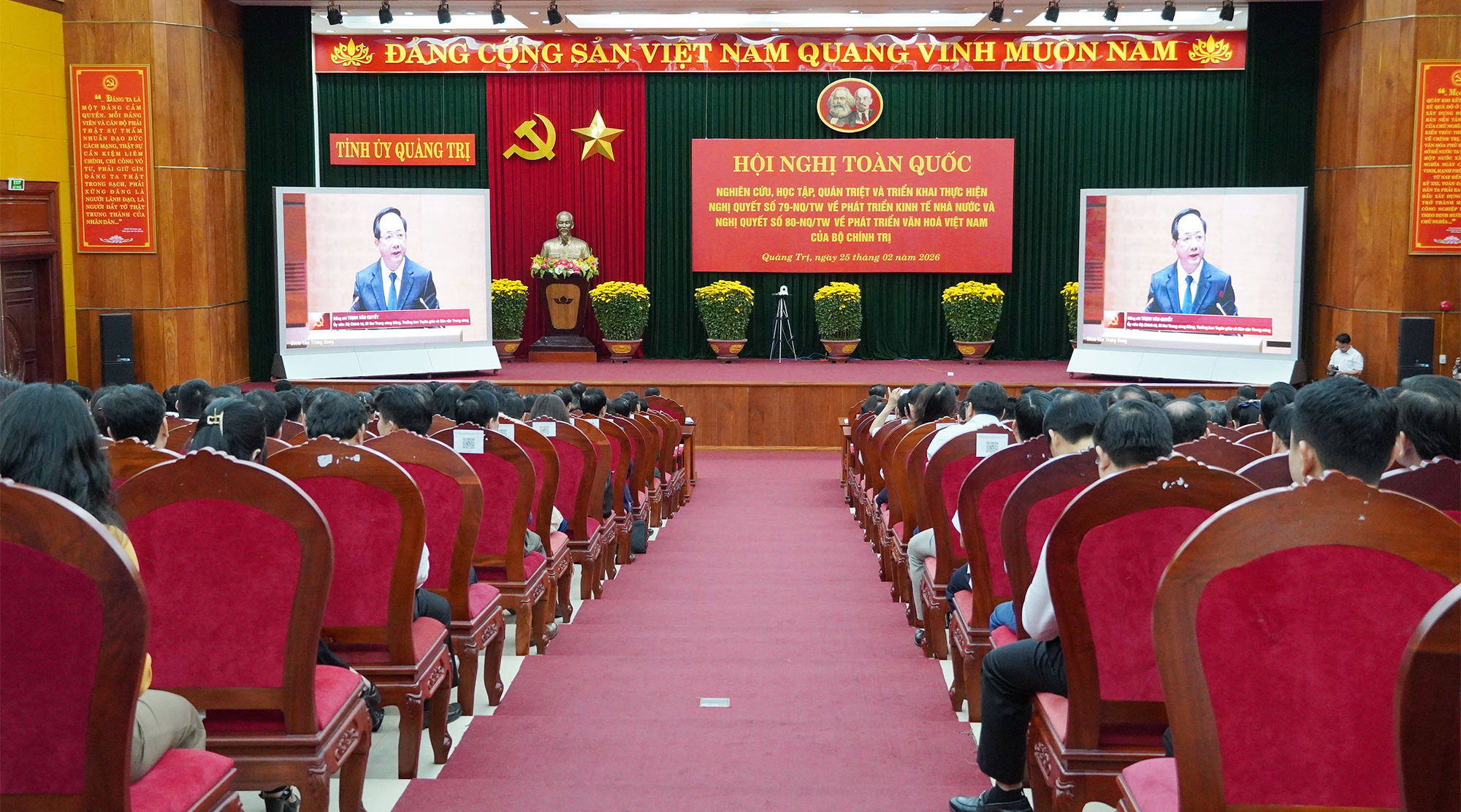 Nghiên cứu, học tập, quán triệt và triển khai thực hiện Nghị quyết số 79-NQ/TW và Nghị quyết số 80-NQ/TW của Bộ Chính trị