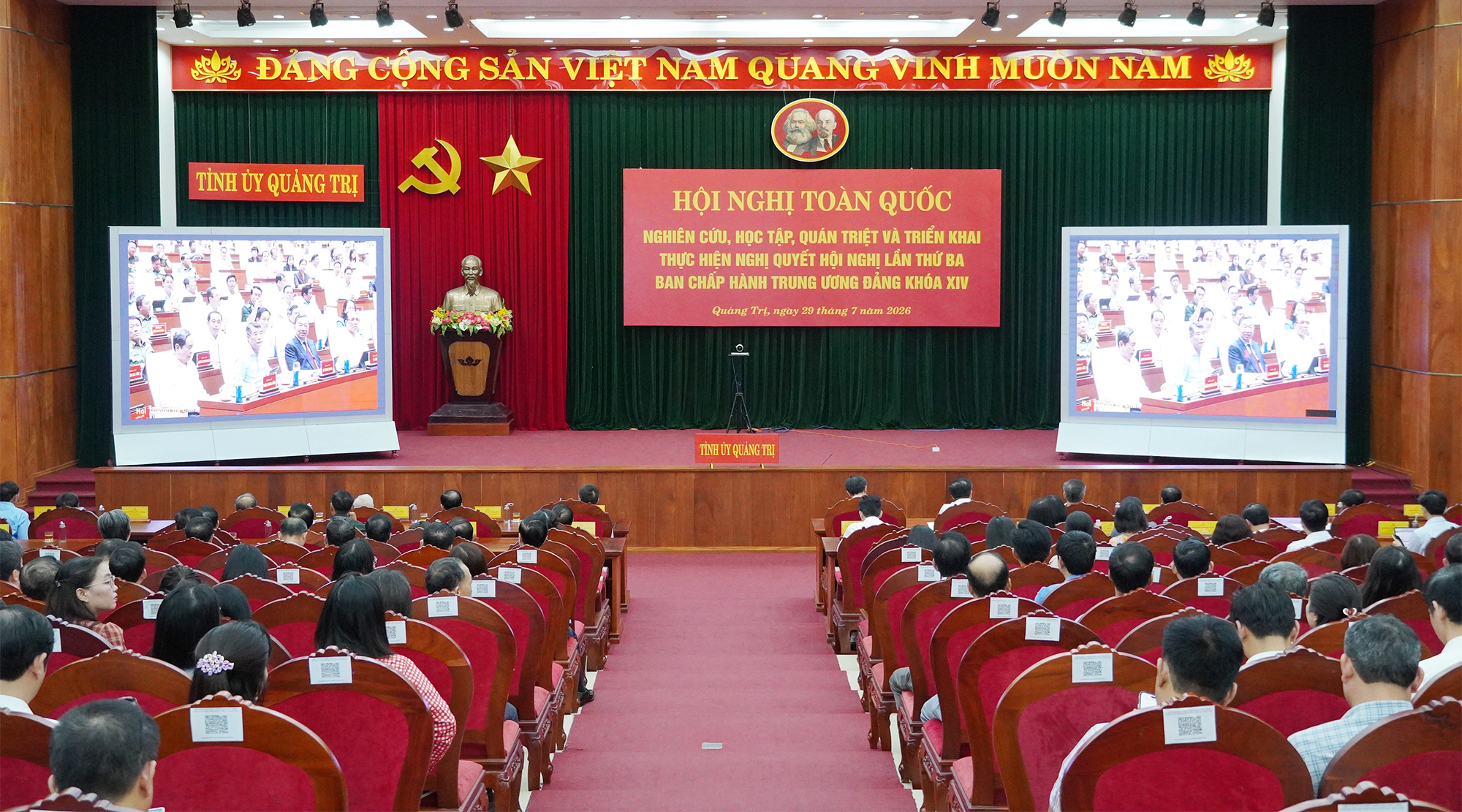 Hội nghị toàn quốc nghiên cứu, học tập, quán triệt, triển khai thực hiện Nghị quyết Hội nghị Trung ương 3, khóa XIV