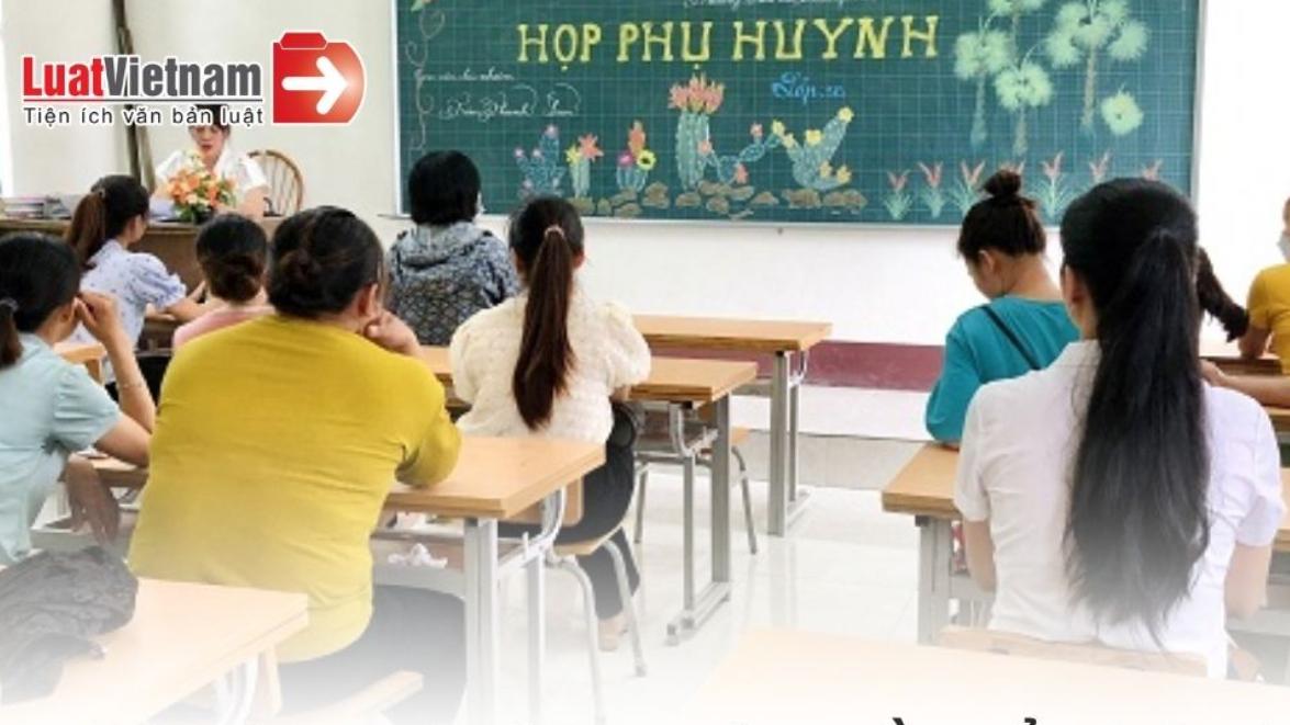 Trường hợp nào phụ huynh được yêu cầu tổ chức cuộc họp bất thường?