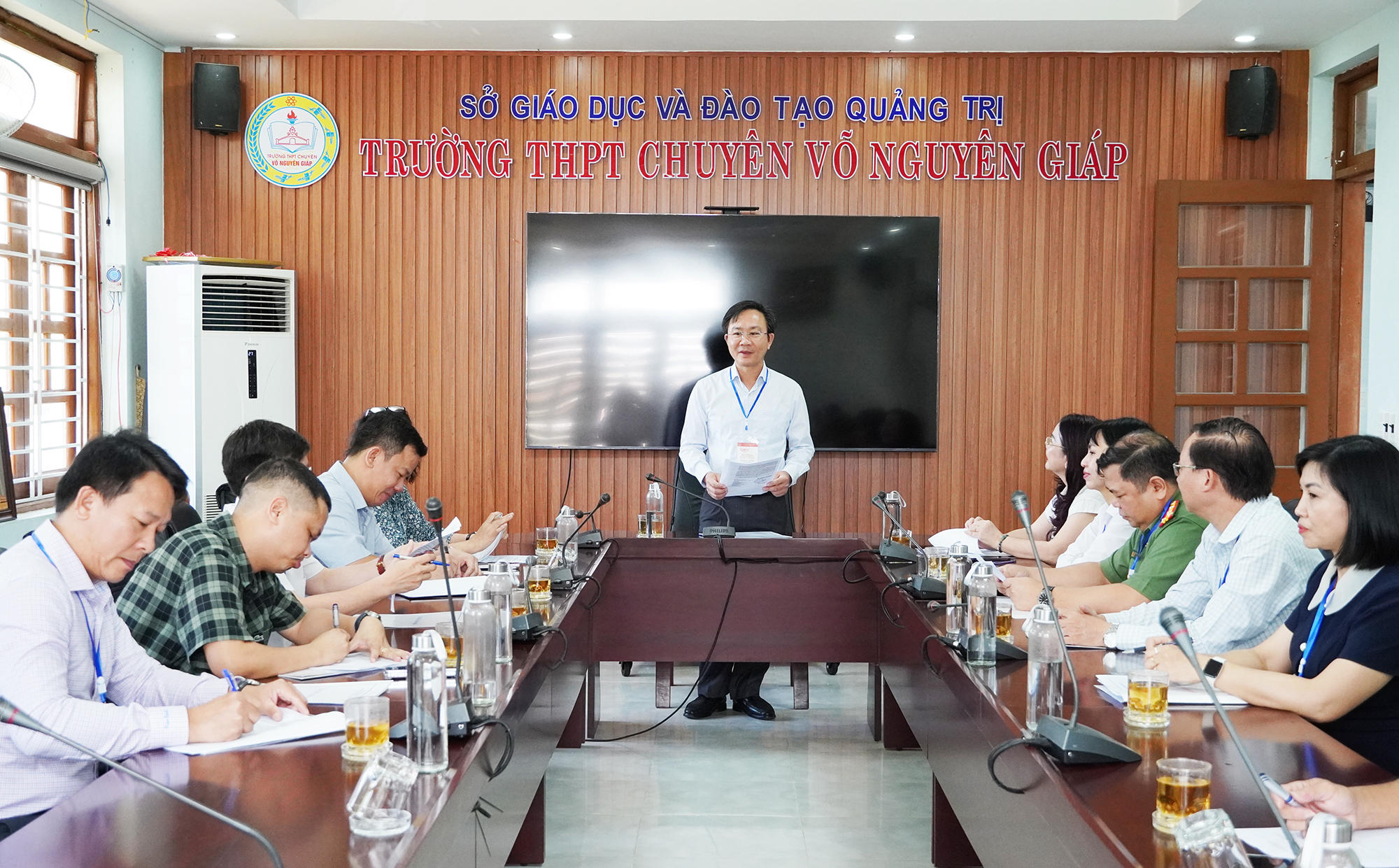 Phó Chủ tịch UBND tỉnh Hoàng Xuân Tân kiểm tra công tác chuẩn bị thi tuyển sinh và tốt nghiệp THPT năm học 2026 - 2027