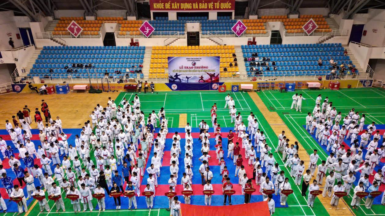 Khai mạc Giải vô địch Karate tỉnh Quảng Trị mở rộng năm 2026