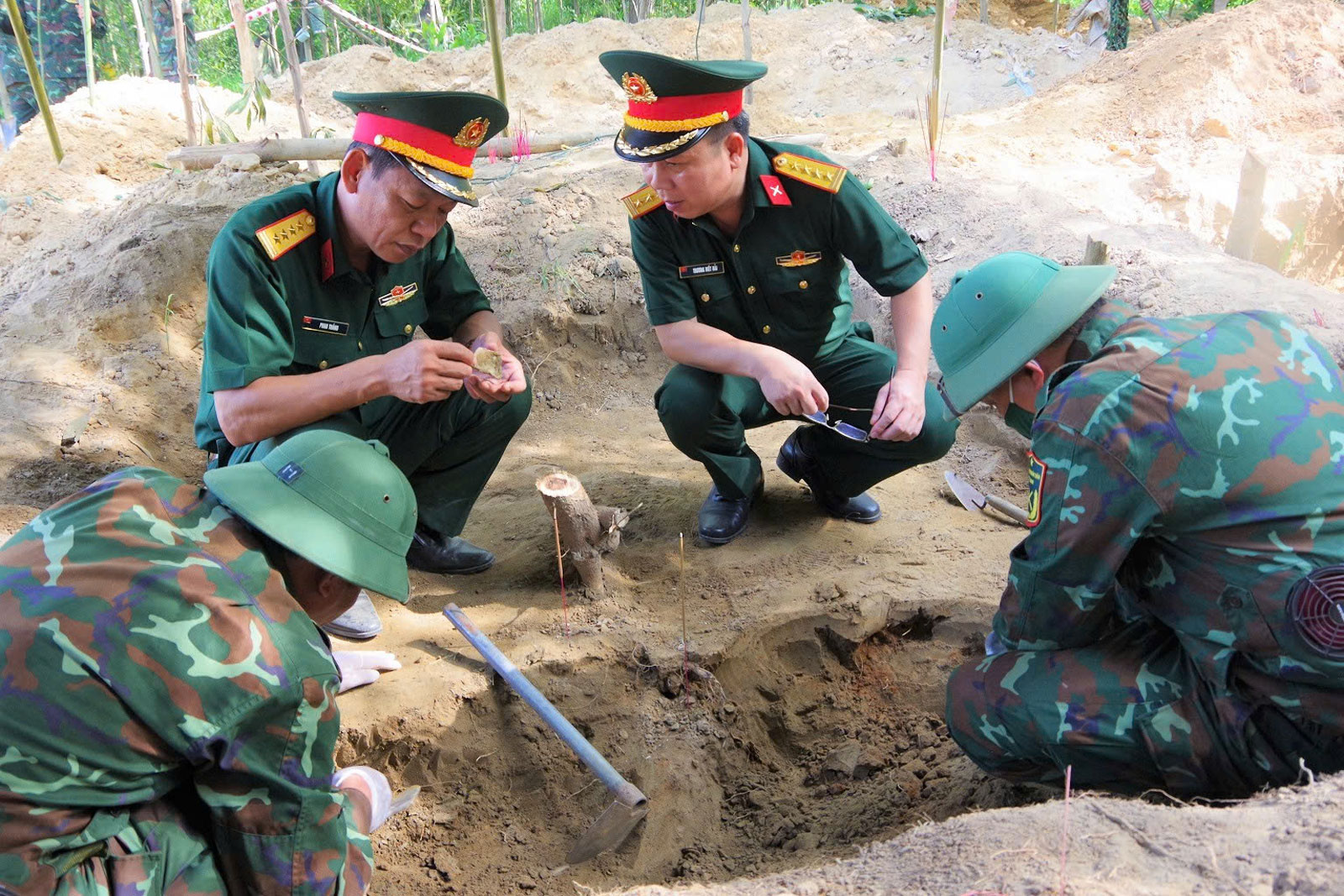 Quảng Trị quy tập thêm 3 hài cốt liệt sĩ tại khu vực Câu Nhi