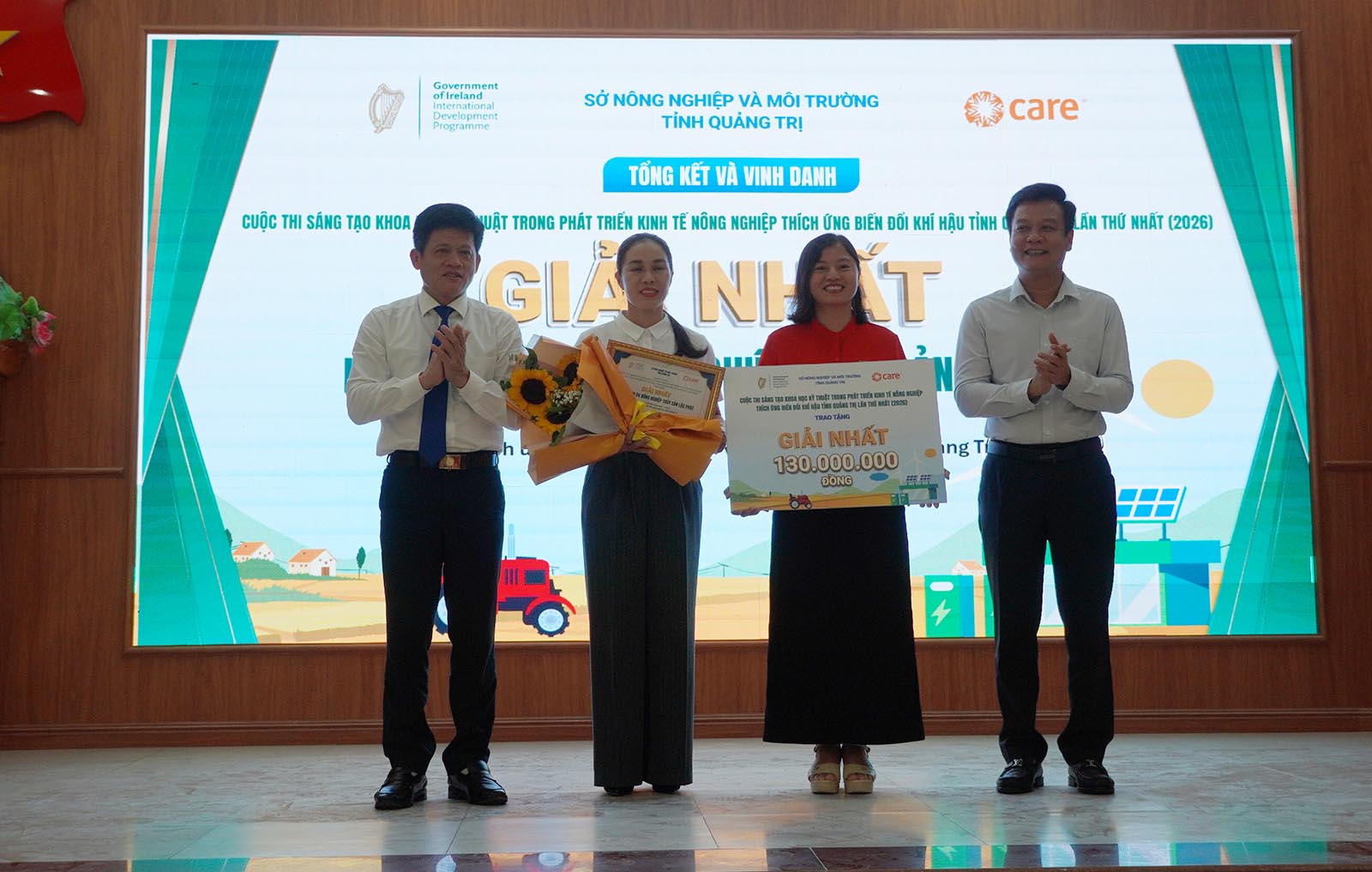 14 sáng kiến được vinh danh tại Cuộc thi nông nghiệp thích ứng biến đổi khí hậu