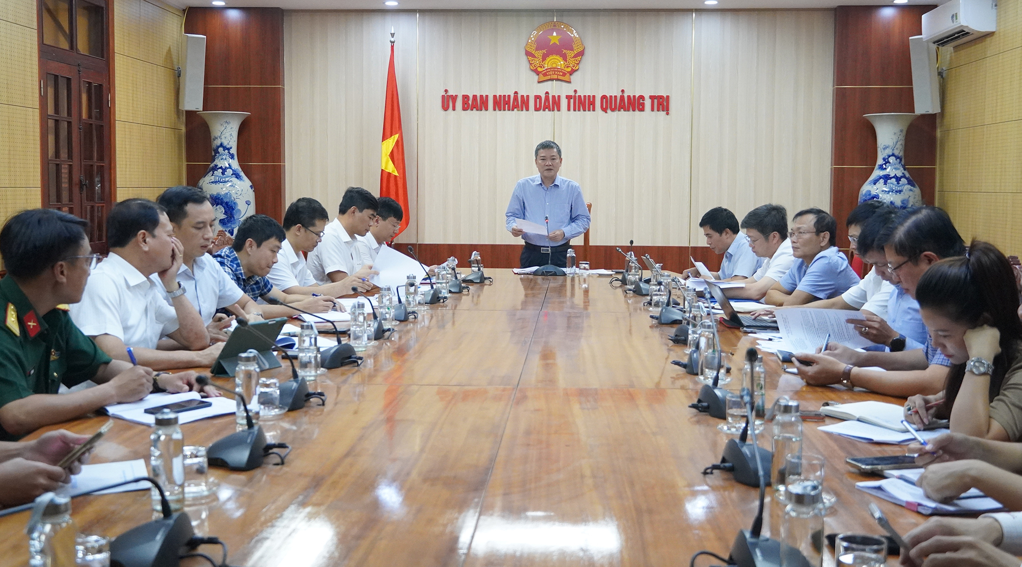 Nghe báo cáo tiến độ triển khai thực hiện Quy hoạch khu vực 2 bên tuyến đường Trương Pháp