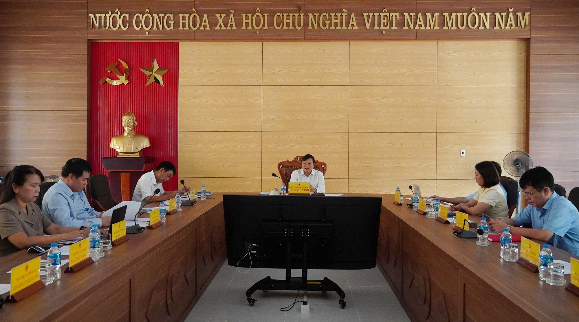 Các đồng chí lãnh đạo tỉnh tiếp công dân định kỳ tháng 8/2026