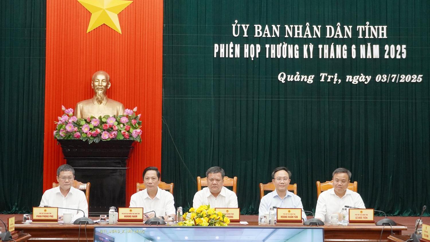 Thông báo kết luận của đồng chí Trần Phong, Chủ tịch UBND tỉnh tại hội nghị thường kỳ tháng 6 năm 2025