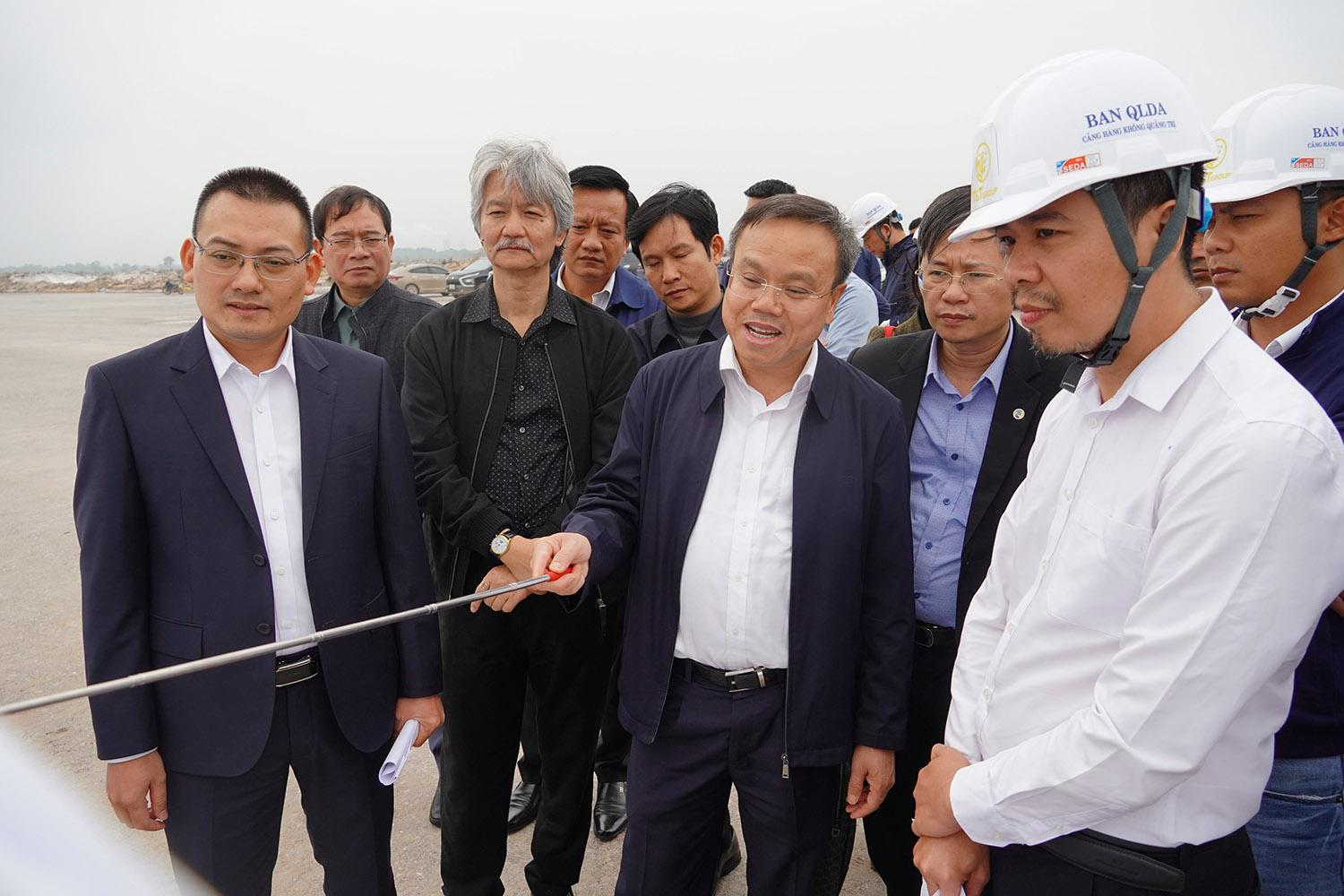 Đẩy nhanh tiến độ xây dựng Cảng hàng không Quảng Trị