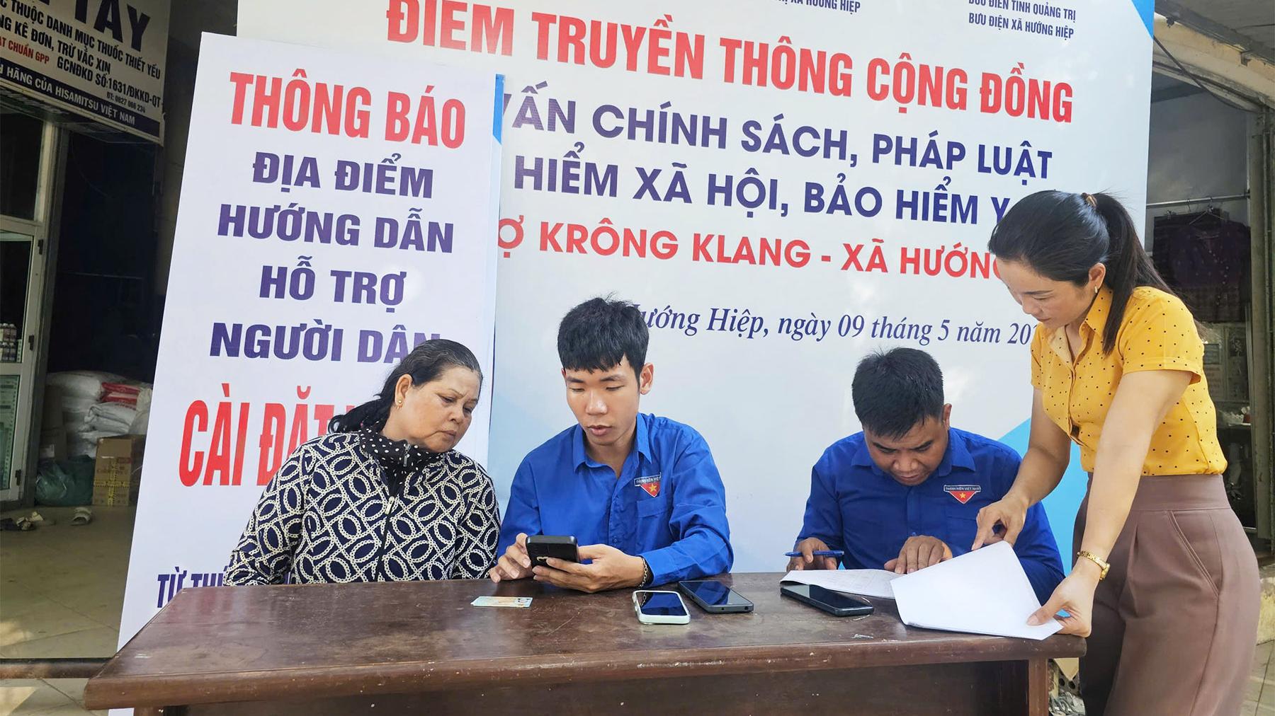 Hướng Hiệp đẩy mạnh chuyển đổi số, đưa tiện ích công nghệ đến gần người dân