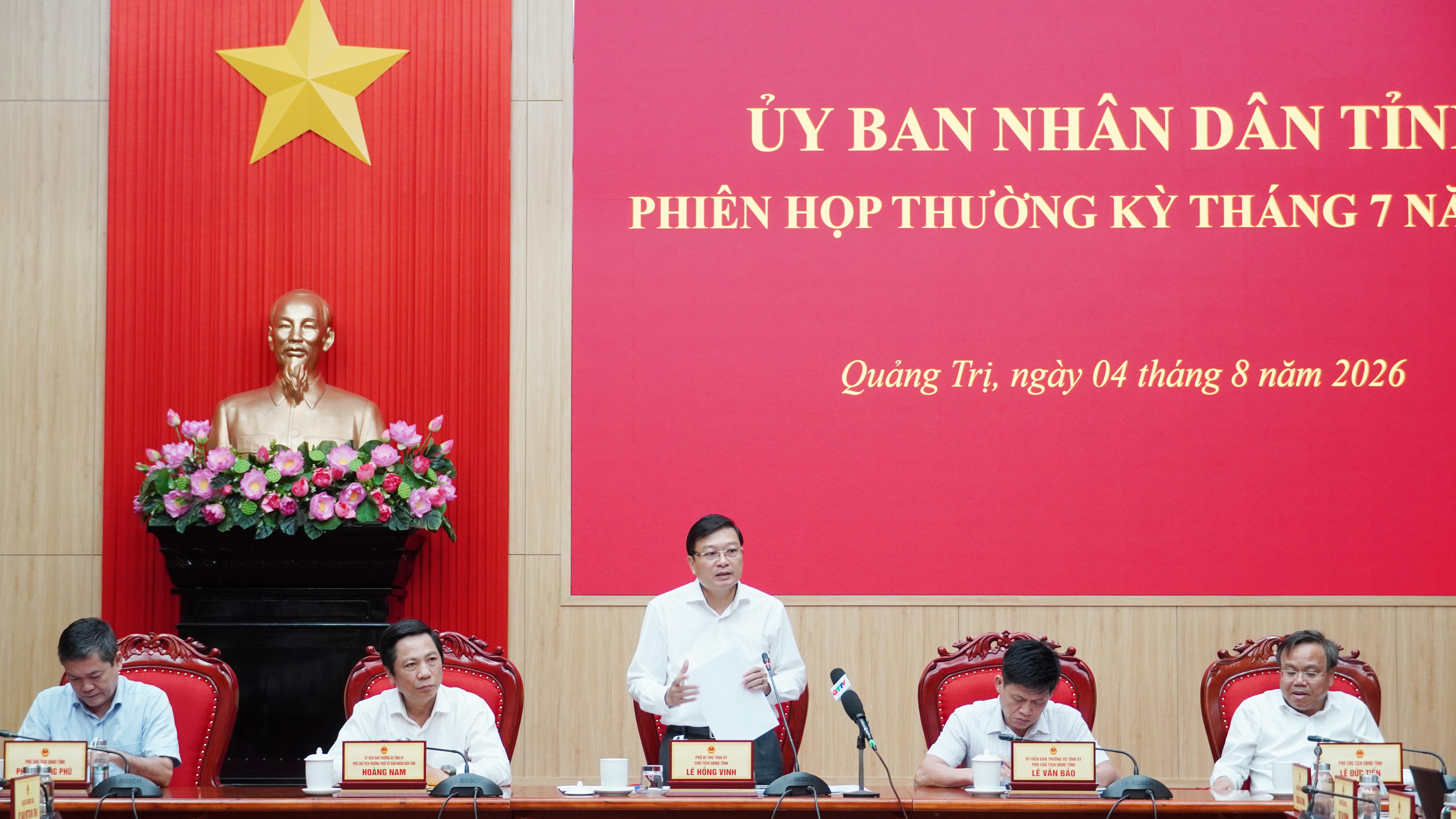 UBND tỉnh đánh giá tình hình kinh tế - xã hội tháng 7, chỉ đạo các giải pháp thúc đẩy tăng trưởng