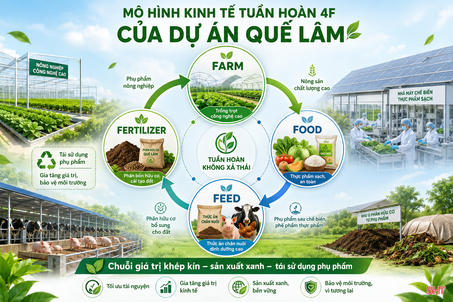 Quảng Trị phát triển nông nghiệp hữu cơ, tuần hoàn gắn với chuỗi giá trị Quế Lâm