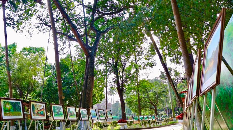 Ấn tượng 'khoảnh khắc đẹp trong Khu Di tích Chủ tịch Hồ Chí Minh