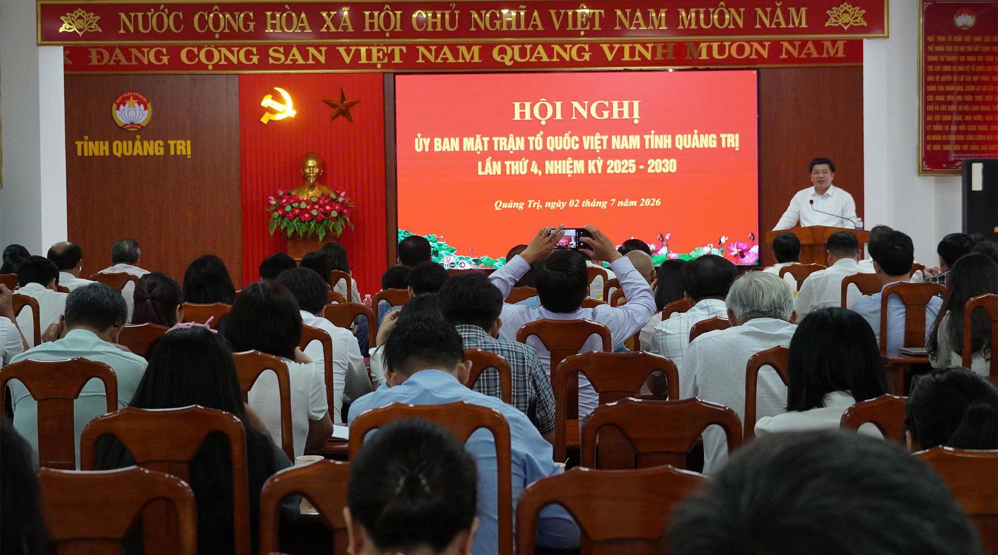 Sơ kết công tác Mặt trận 6 tháng đầu năm 2026