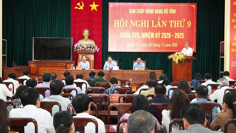 Hội nghị lần thứ 9 Ban Chấp hành Đảng bộ tỉnh Quảng Trị